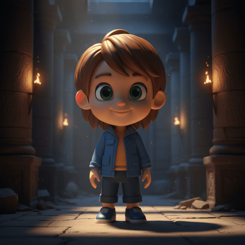 Example character reference for consistent multi-angle generation