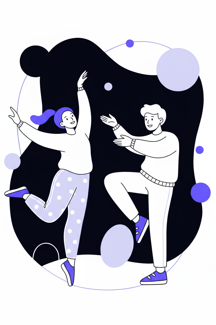 Example base character illustration for pose generation